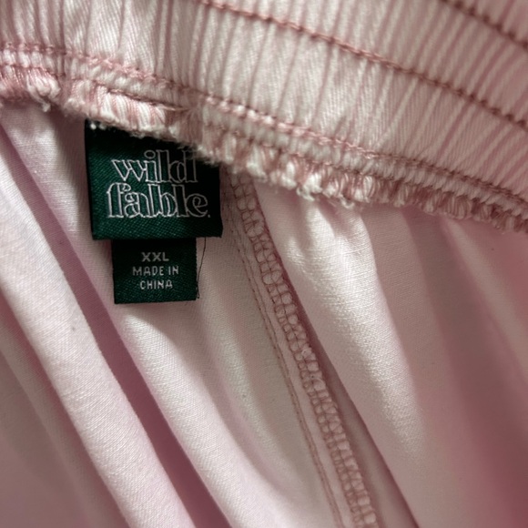 PINK  wide leg pants size xxl - Picture 5 of 7